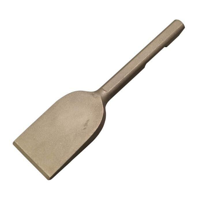 Trelawny Chisel - 2 inch Blade x 7 inch Long (50mm x 178mm) 1/2inch (12mm) Square Shank Alu Bronze (Non-Spark)