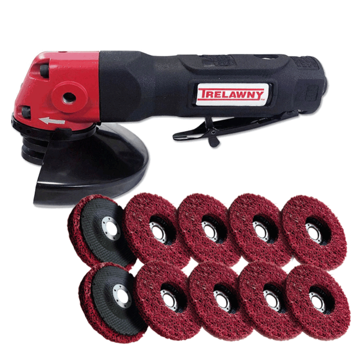 5" Low Vibration Pneumatic Angle Grinder