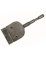 Trelawny Flat Scraper Blade - 4 inch wide x 10 inch long (102mm x 254mm) 5/8 inch (16mm) Hex Shank