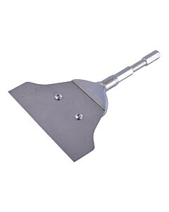 Trelawny Flat Scraper Blade - 8 inch wide x 10 inch long (203mm x 254mm) 5/8 inch (16mm) Hex Shank