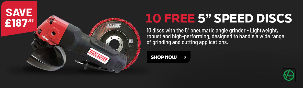 Angle Grinder Offer - 10 Free 5 Inch Discs